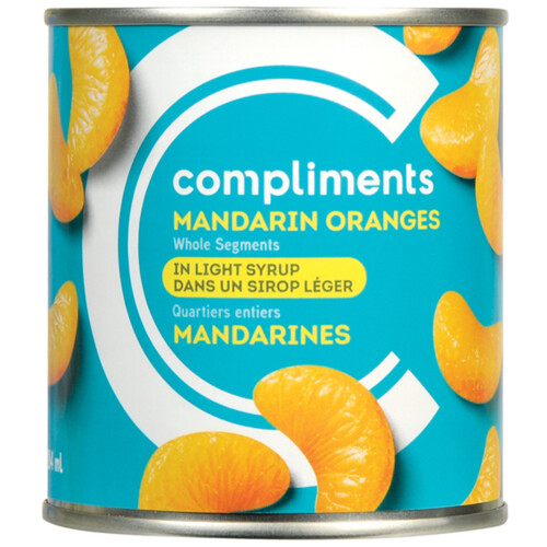 Compliments Mandarin Oranges Whole Segments In Light Syrup 284 ml