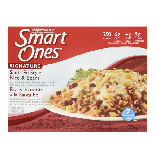 Smart Ones Santa Fe Style Rice & Beans Frozen Meal 255 g