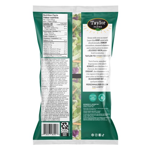 Taylor Farms Chopped Salad Kit Green Goddess 328 g