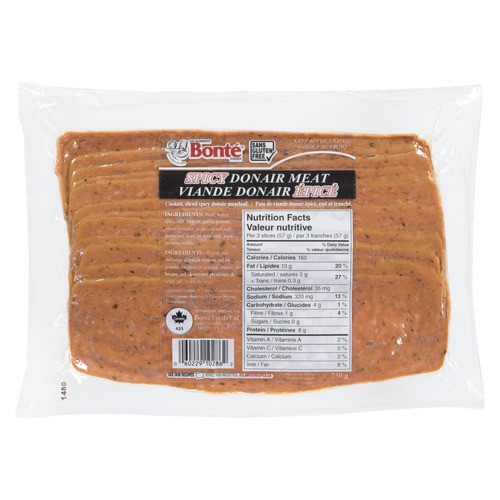 Bonte Donair Meat Extra Spicy 250 g