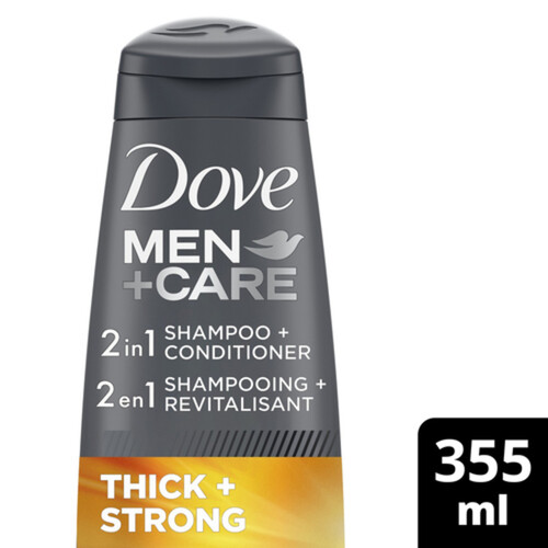 Dove Men +Care 2-In-1 Shampoo + Conditioner Thick & Strong 355 ml