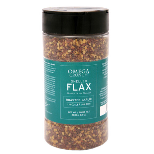 Omega Crunch Roasted Garlic Flax Shaker 200 g