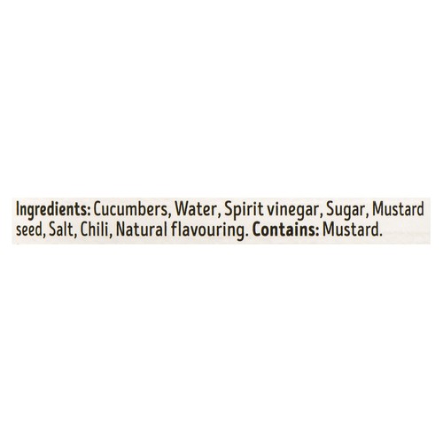 Kuehne Hot Pickled Gourmet Selections Gherkins 500 ml