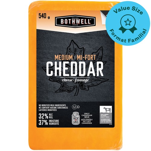 Bothwell Cheese Cheddar Medium 540 g