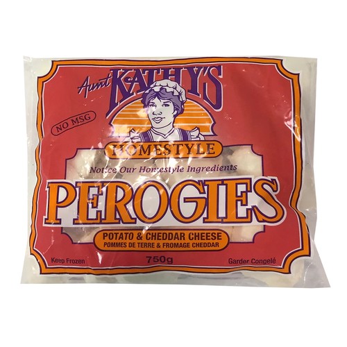 Aunt Kathy's Frozen Perogies Potato & Cheddar 750 g