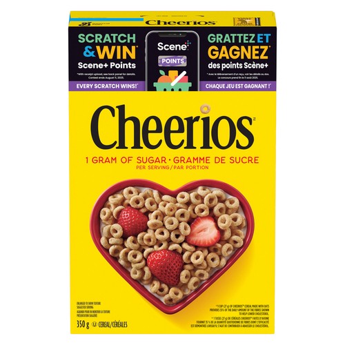 Cheerios Cereal Original Breakfast Whole Grains 350 g