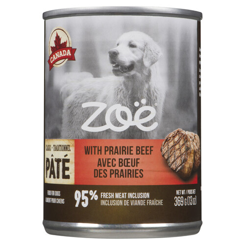Zoe Dog Food With Prairie Beef 369 g