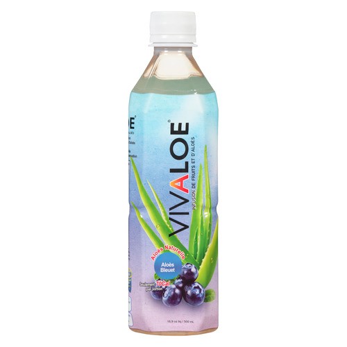 Vivaloe Real Drink Blueberry Aloe 500 ml (bottle)