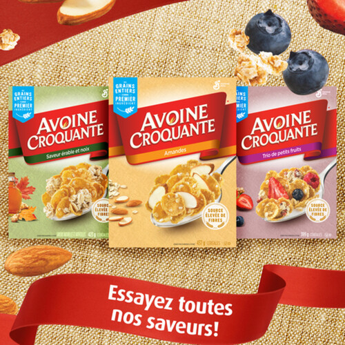 Oatmeal Crisp Cereal Honey Crunch High Fibre and Whole Grains 423 g Voilà Online Groceries