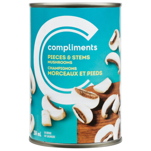 Compliments Canned Mushrooms Pieces & Stems 284 ml