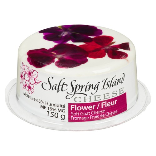 Salt Spring Island Cheese Soft Goat Cheese Flower 150 g