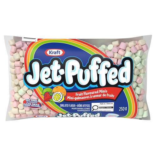 Jet-Puffed Mini Marshmallows Fruit Flavoured 250 g