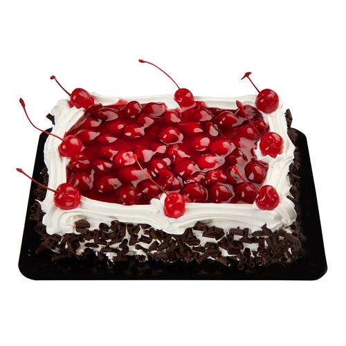 1/8 Slab Cake Black Forest 1.23 kg