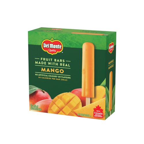 Del Monte Fruit Bars Mango With Peach 10 x 50 ml