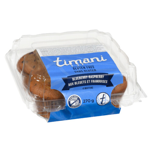 Timani Gluten-Free Muffins Blueberry-Raspberry 270 g