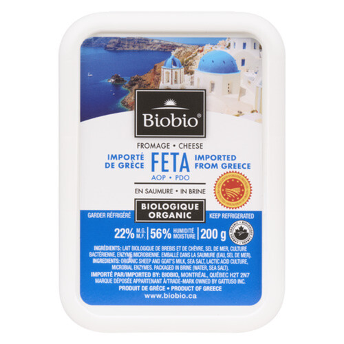 Biobio Import Organic Cheese Feta 200 g