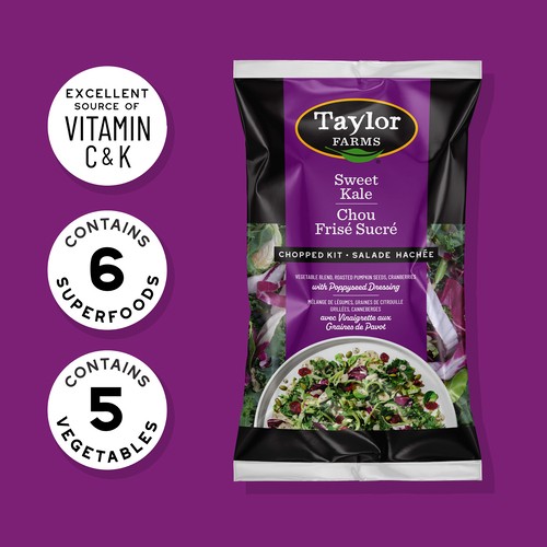 Taylor Farms Chopped Salad Kit Sweet Kale 340 g