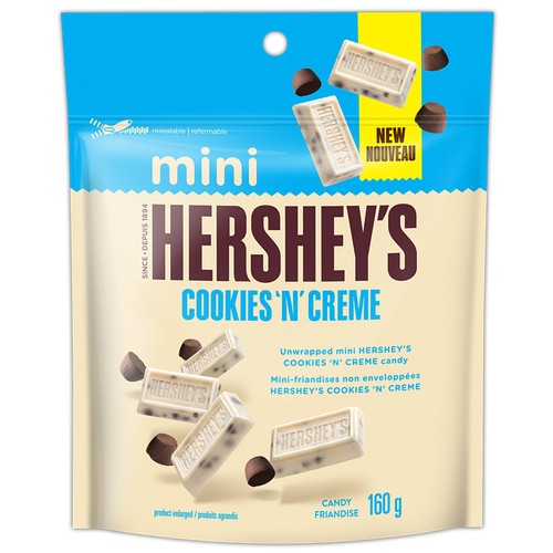 Hershey's Chocolate Bar Cookies 'N' Creme Mini 160 g