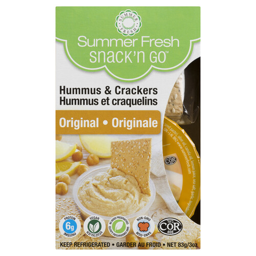 Summer Fresh Snack And Go Vegan Hummus Original 83 g