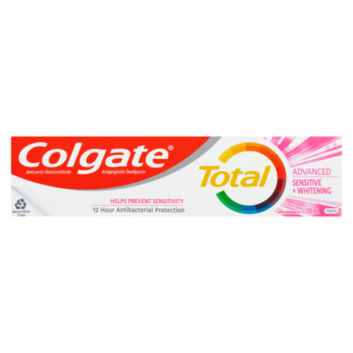 Colgate Total Advanced Sensitive + Whitening Tooth Paste 120 ml