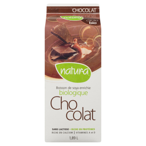 Natur-A Lactose Free Soy Beverage Chocolate 1.89 L