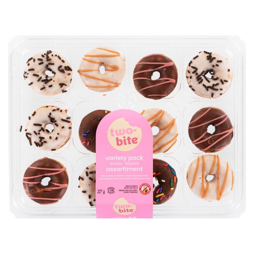 Two-bite Donuts Variety Pack 227 g