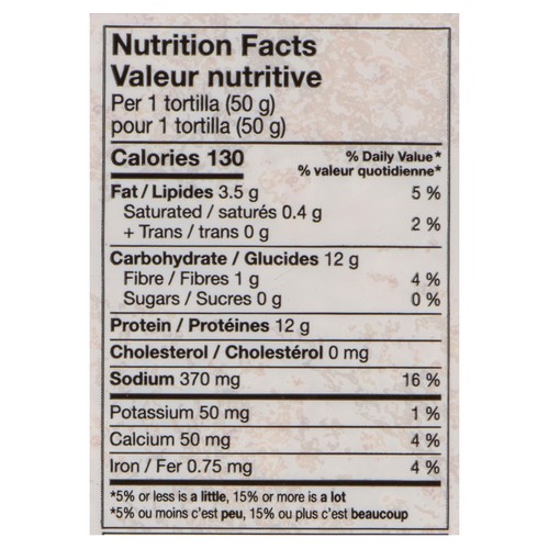 La Tortilla Factory Tortilla Whole Wheat Protein 250 g