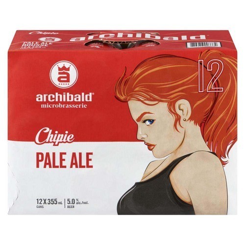 Archibald Chipie Beer 5% Alcohol 12 x 355 ml (cans) 