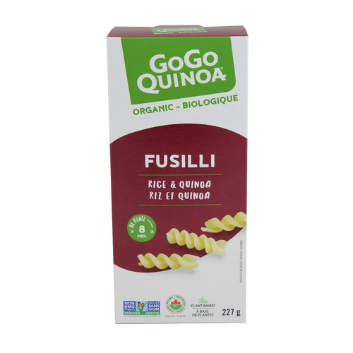 GoGo Quinoa Organic Gluten-Free Pasta Rice & Quinoa Fusilli 227 g