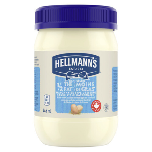 Hellmann's Gluten-Free Mayonnaise Type Dressing Light 1/2 Fat 445 ml