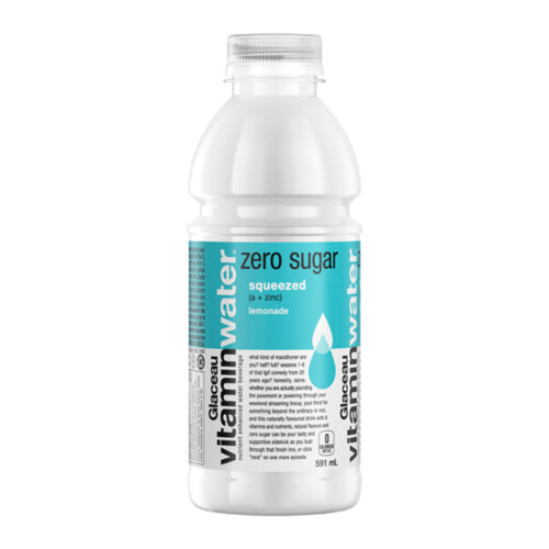 Glacéau Vitamin Water Zero Sugar Squeezed Lemonade 591 ml (bottle)