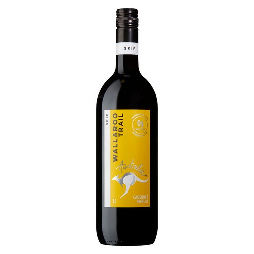 Wallaroo Trail Australia Red Wine Carbernet Merlot Screw Cap 1 L (bottle)