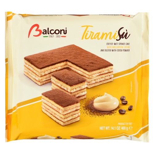 Balconi Tiramisu Wet Sponge Cake Coffee 400 g