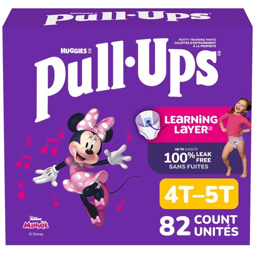 Huggies Pull-Ups Girl's Potty Training Pants 4T-5T 82 Count