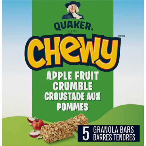 Quaker Chewy Granola Bars Apple Fruit Crumble 120 g