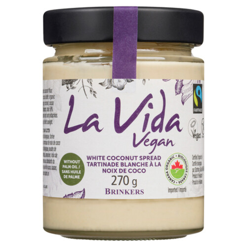 La Vida Vegan White Coconut Vegan Spread 270 g
