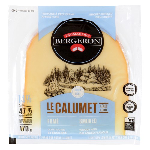 Bergeron Lactose Free Cheese Calumet Light Smoked 170 g