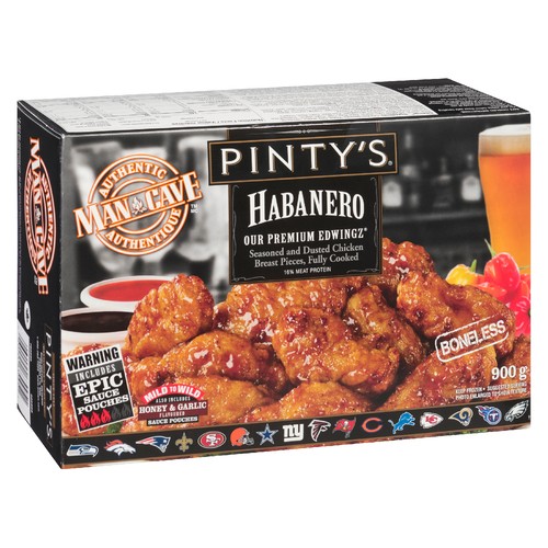 Pinty's Frozen Habanero Man Cave Chicken 900 g
