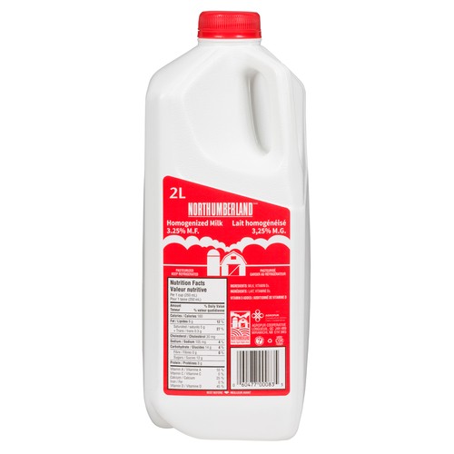 Northumberland 3.25% Homogenized Jug Milk 2 L