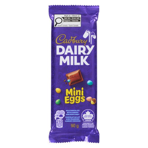 Cadbury Dairy Milk Chocolate Bar With Mini Eggs 90 g