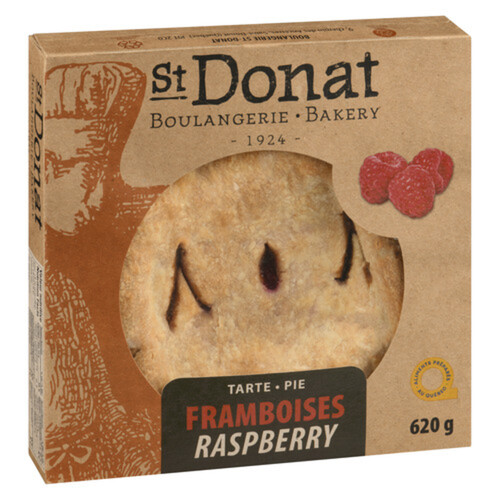 Boulangerie St-Donat Pie Raspberry 620 g (frozen)