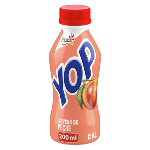 Yoplait Yop 1% Drinkable Yogurt Peach 200 ml