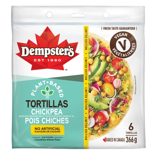 Dempster’s Plant Based Tortillas Chickpea Large 366 g