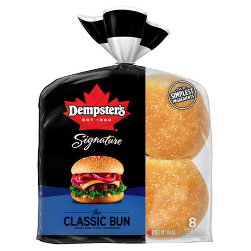 Dempster's Signature Burger Buns Classic 8 Pack 616 g