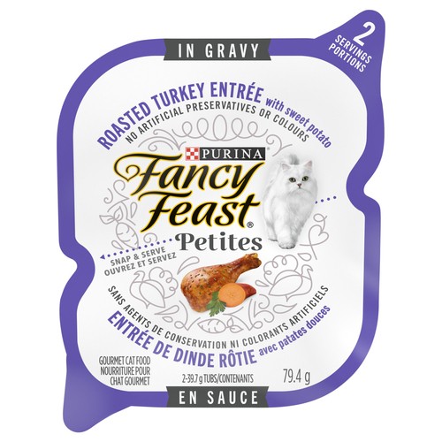Fancy Feast Petites Wet Cat Food Roasted Turkey Entre 79.4 g
