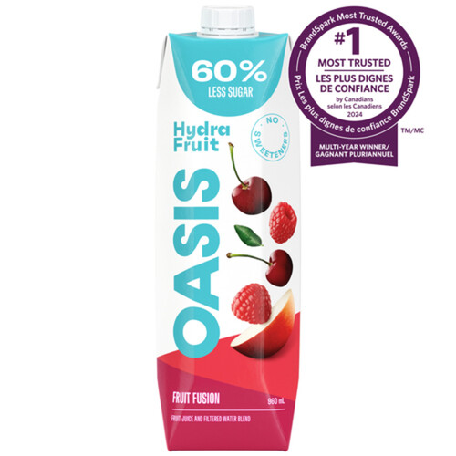 Oasis Hydrafruit Juice Fruit Fusion 960 ml
