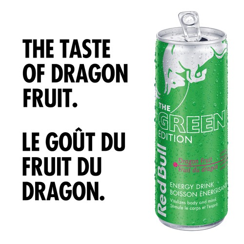 Red Bull Energy Drink The Green Edition Dragon Fruit 250 ml (can)