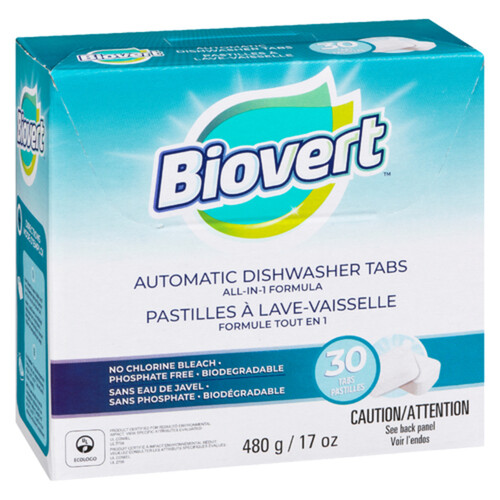 Biovert Dishwasher Tabs All In One 480 g