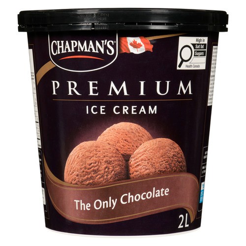 Chapmans Ice Cream Premium Chocolate 2 L
