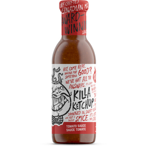 Bow Valley Killa Ketchup BBQ Tomato Sauce 350 ml